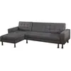 Image de CanapÃ© d'angle convertible et rÃ©versible "Theo"- 4 places - Gris