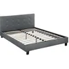 Image de Lit Julia - 160 x 200 - Gris clair