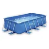 Image de Piscine tubulaire rectangulaire bleue - LUDO 1 - 4 x 2 x 1 m - Filtration Ã  cartouche