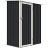 Image de Abris De Jardin MÃ©tal "Vega Ii"- 1.35 MÂ² -Gris