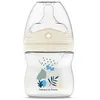 Image de Biberon Ã TÃ©tine Multi-PerforÃ©e DÃ©bit 1 Anti-Colique 150 Ml Bleu - Transparent