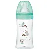 Image de Dodie Biberon Anti-Colique Initiation+ Verre 3 Vitesses Debit 2 - 270ml - Vert Oiseaux