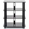 Image de Norstone Epur 4 Noir satin - Meuble Hifi