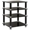 Image de Norstone Stabbl HiFi Noir satin - Meuble Hifi