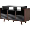 Image de Meuble Hi-Fi NorStone Oslo 1200 Noir et Noyer
