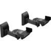 Image de Norstone Bookshelves Wall Mount Noir - Support pour Enceinte (la paire)