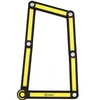 Image de Antivol pliable Auvray City Lock 85 Jaune 5 mm x 85 cm ACL85AUV