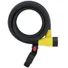 Image de Antivol câble vélo spiral à clé avec support Auvray 15 mm x 1,50 m