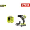 Image de Pack RYOBI perceusse visseuse 18V One+ - 2 batteries 2.0Ah - chargeur rapide 2.0Ah-220S - Coffret 127 accessoires de vissage perÃ§age