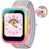Image de Montre ConnectÃ©e Enfant CamÃ©ra Rotative Avec PodomÃ¨tre/12 Jeux/Musique/Livre De Contes