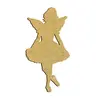 Image de Sujet en bois médium - Fée - 5,5*2,7 cm