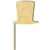 Image de Sujet en bois médium - Photobooth Chapeau haut-de-forme - 24.5 x 8 cm