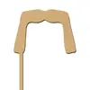 Image de Sujet en bois médium - Photobooth Moustache Hogan - 23 x 12 cm