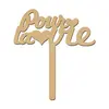 Image de Support en bois médium - Photobooth Pour la vie - 22 x 19,5