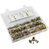 Image de ASSORTIMENT DE 235 INSERTS FILETES ACIER ZINGUE BICHROMATE M3 Ã  M12
