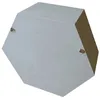 Image de EtagÃ¨re hexagone en bois 24x21x10cm