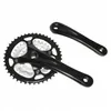 Image de Pedalier Vtt P2r 9v. Alu Noir 170mm 44-32-22 (Boitier 110mm) Plateaux Demontables