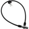 Image de Antivol câble vélo à clé P2R Noir 5 mm x 65 cm 17794