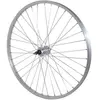Image de Roue de vélo VTT arrière aluminium moyeu aluminium axe plein Velox 7-6V. Argenté 26" 6098