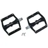 Image de Pédales VTT descente - BMX a roulements CNC filetage 9-16 avec picots démontable alu Newton 115x97 mm