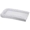 Image de Matelas A Langer Pvc 2 Ãponges - Blanc Impr Etoiles - 42x70cm