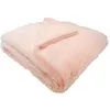 Image de Domiva Couverture Snow DoublÃ©e Microdoux - 75 X 100 Cm - Lait Fraise