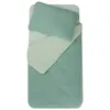 Image de Parure Housse De Couette + Taie D'oreiller 100x140cm / 40x60 Cm Sapin / Vert Gris - Domiva