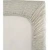 Image de Drap Housse Lange - Domiva - 60x120 Cm - Rayures - Gaze De Coton