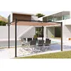 Image de Tusa : Tonnelle Autoportante 3x4m 12m2, Toile Polyester Taupe