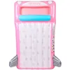 Image de Matelas Gonflable D'eau 2 Personnes, Ultra Confort, Pour Piscine & Plage - Voiture Ange 200 X 145 Cm - Rose