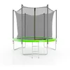 Image de Trampoline De Jardin Ã244 Cm- 8ft- Filet IntÃ©rieur, Matelas De Protection Et Echelle - Vert Pomme