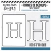 Image de Die Set Lettre H