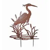 Image de Silhouette DÃ©co Jardin HÃ©ron 75x1x112cm