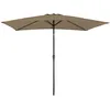 Image de Parasol Droit Hapuna Rectangulaire 2x3m Taupe