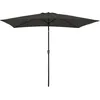 Image de Parasol Droit Hapuna Rectangulaire 2x3m Gris