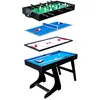 Image de Table multi-jeux 4 en 1 pour enfants - Baby-foot, Billard, Ping-pong, Air-hockey