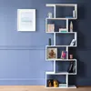 Image de BibliothÃ¨que 6 Ã©tagÃ¨res blanche VIRGINIA