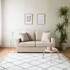 Image de CanapÃ© 2 places fixe en tissu beige