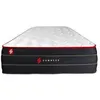 Image de Somness - Matelas Boost Ressorts ensachÃ©s et mÃ©moire de forme 7 zones de confort - Blanc