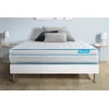 Image de Ensemble 180x200 matelas BodyMax micro ressorts ensaches et memoire de forme + sommier kit blanc