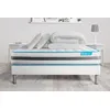 Image de Pack 180x200 matelas BodyFlex + sommier kit blanc + Couette 260x240cm + 2 oreillers 60x40cm