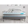 Image de Pack 140x200 matelas BodyFlex + sommier kit gris + Couette 240x220cm + 2 oreillers 60x40cm