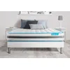 Image de Ensemble 180x200 matelas BodyFlex ressorts ensaches et memoire de forme + sommier kit blanc