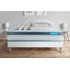 Image de Pack 180x200 matelas BodyFit + sommier kit blanc + Couette 260x240cm + 2 oreillers 60x40cm