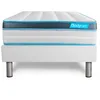 Image de Ensemble 90x190 matelas BodyFit a memoire de forme + sommier kit blanc