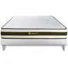Image de Ensemble 140x190 matelas FLEXY + sommier kit blanc