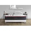 Image de Pack prÃªt a dormir 140x200 matelas BOOST ressorts ensaches et memoire de forme + sommier kit blanc + Couette + 2 oreillers