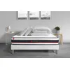 Image de Pack prÃªt a dormir 160x200 matelas FORM + sommier kit blanc + 2 oreillers memoire de forme 60x40cm + Couette Percale 260x240cm