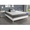 Image de Ensemble matelas ACTIFLEX RELAX Ressorts ensaches + memoire de forme 140x190 Max epaisseur 5zones confort + sommier KIT blanc