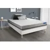 Image de Ensemble matelas 160x200 ACTIFLEX SOFT 3zones de confort + sommier KIT blanc